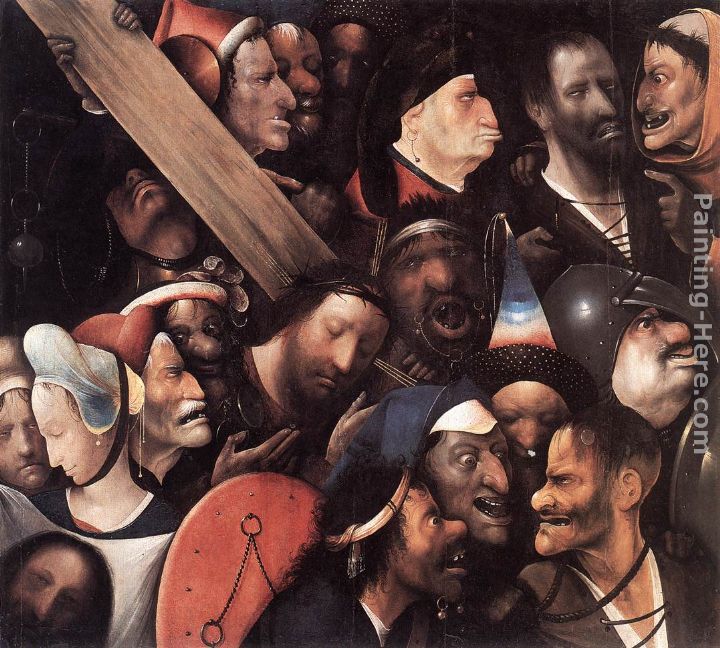 Christ Carrying the Cross painting - Hieronymus Bosch Christ Carrying the Cross art painting